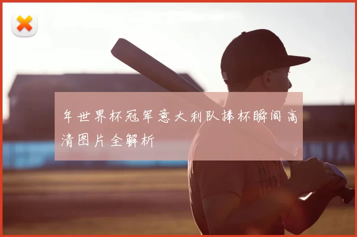 年世界杯冠军意大利队捧杯瞬间高清图片全解析
